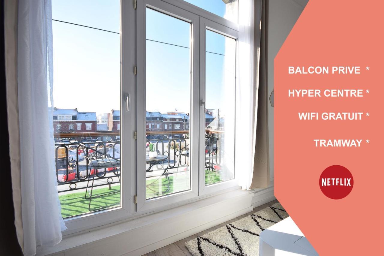 Chic Appart Design - Hyper Centre - Tramway - Free Wifi - Lerelaisdodile12 Valenciennes Eksteriør billede